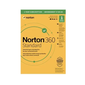 Norton 360 Standard 1-User 1-Year BIL With 10GB Cloud Back Up PC/Mac