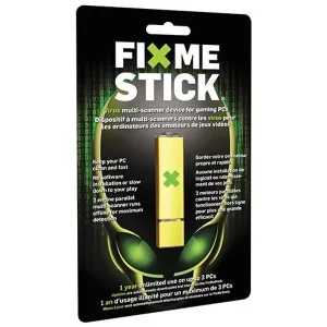 FixMeStick Gamers Edition USB Virus Removal 3-User 1Yr