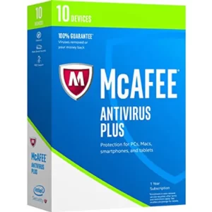 McAfee Antivirus 10-User 1-Year BIL PC/Mac/Android
